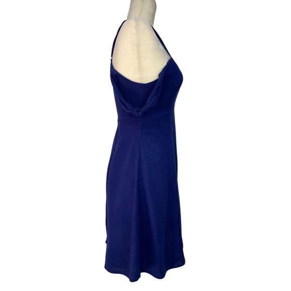 ASTR the Label Sweetheart Mini Dress Tie Shoulder Blue Size Small - Picture 4 of 10